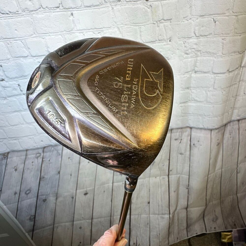 Daiwa Ultra Light 7S Driver 10.5 degree Loft Forged 460 Titanium Torque 4.8‎